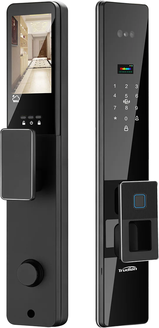 TD-X2-B — биометрический умный замок Trudian с отпечатком, лицом и ладонью — вид для подбора модели